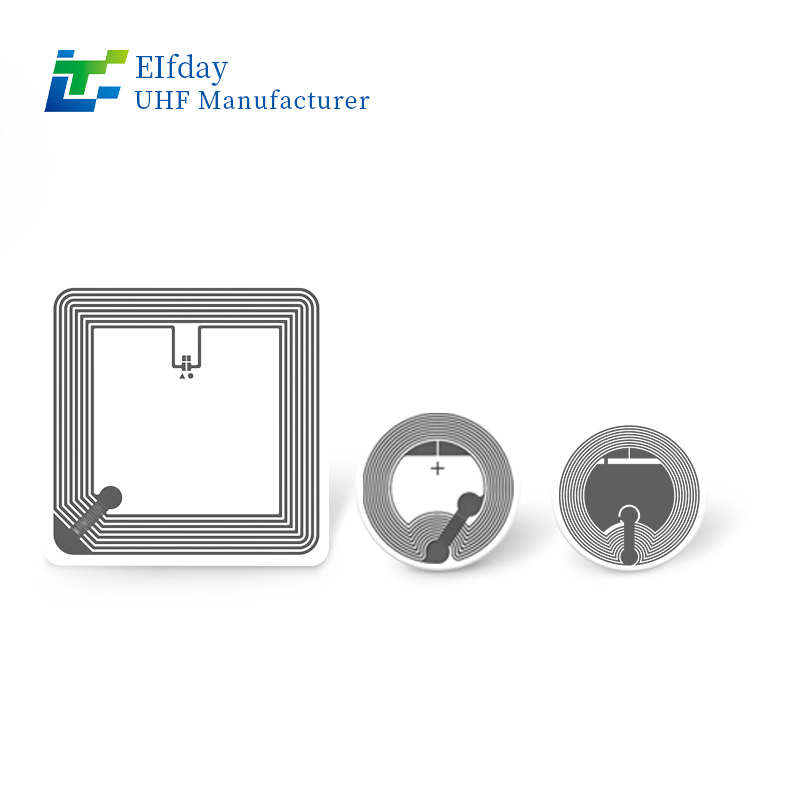 NFC 50*50mm ICODE SLIXchip Self-Adhesive Electronic Tag User Bits Coated Paper Tag